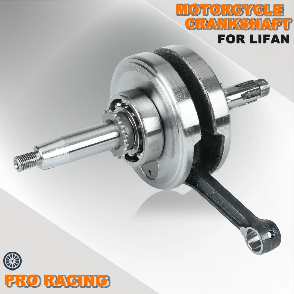 125cc Motorcycle Crankshaft For Lifan LF 125 Air Oil Cooling Horizontal Engine Dirt Pit Bike ATV Quad Parts 1P52FMI
