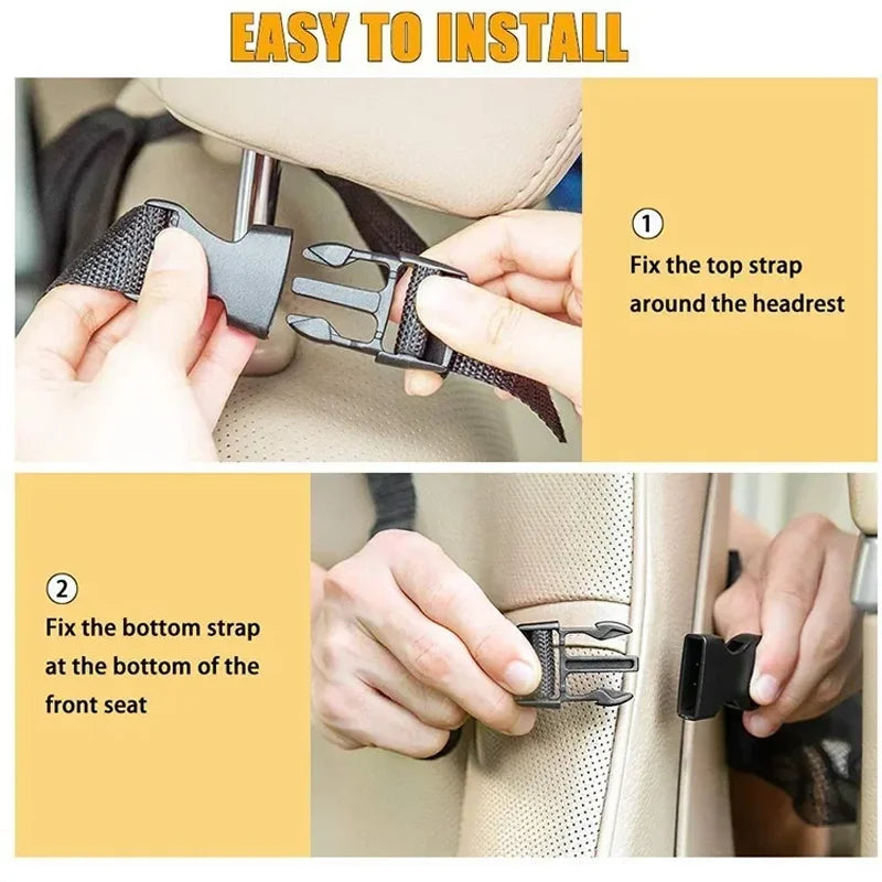 Car Backseat Organizer with Touch Screen Tablet Holder Auto Storage Pockets Cover Car Seat Back Protectors Car Accessories