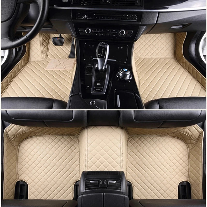 Car Floor Mats For Mazda Cx-5 2012 20132014 2015 2016 2017 2018 Flash Mat Leather Custom Foot Pads Automobile Carpet Car Covers