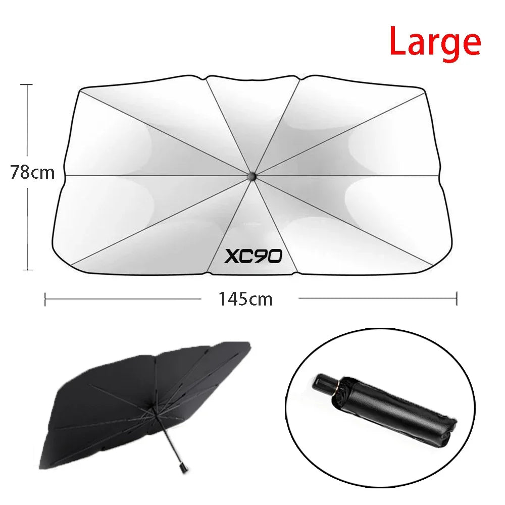 Car Windshield Sun Shade Covers Auto Front Window Protector Parasol For Volvo S60 XC60 S90 XC90
