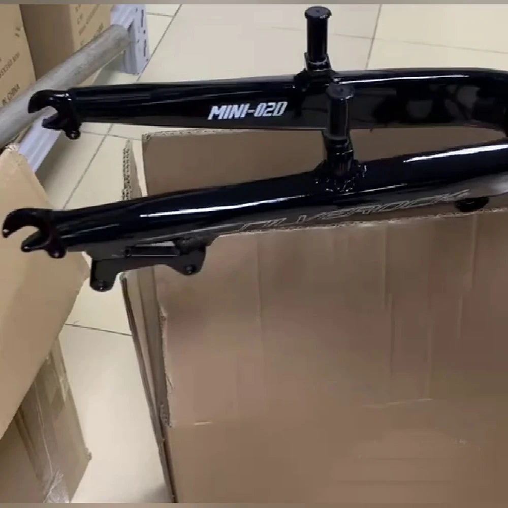 Front Fork 20 Inch 406/451 Small Wheel Bicycle V-brake/disc Brake Aluminum Alloy Hard Fork Folding Bicycle Accessories