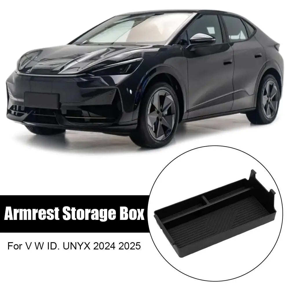 Car Accessories For Volkswagen ID. UNYX 2024 2025 for Cupra Tavascan 2025 Car Center Console Organizer Armrest Storage Box Tray