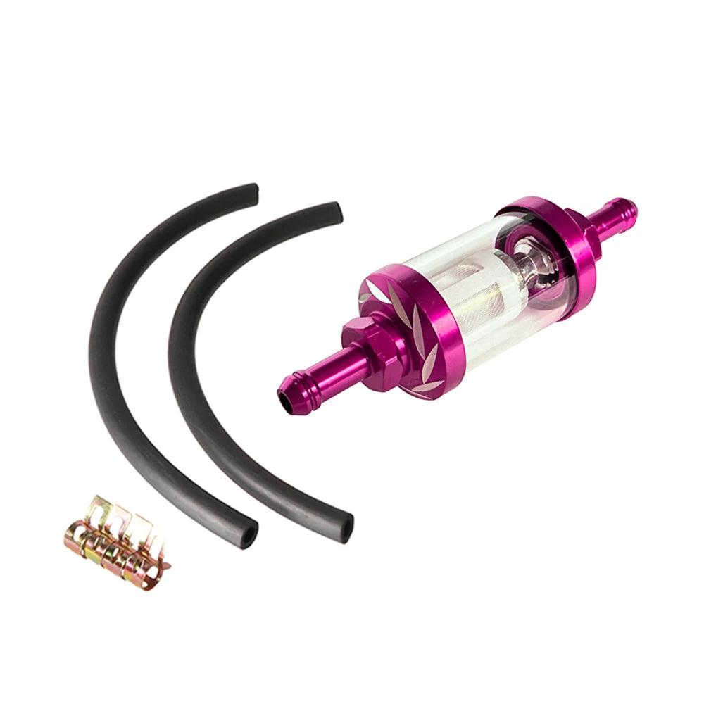 Reusable Washable 8mm Universal Inline Fuel Filter for ATV Kawasaki KTM Yamaha Honda CRF Series Parts