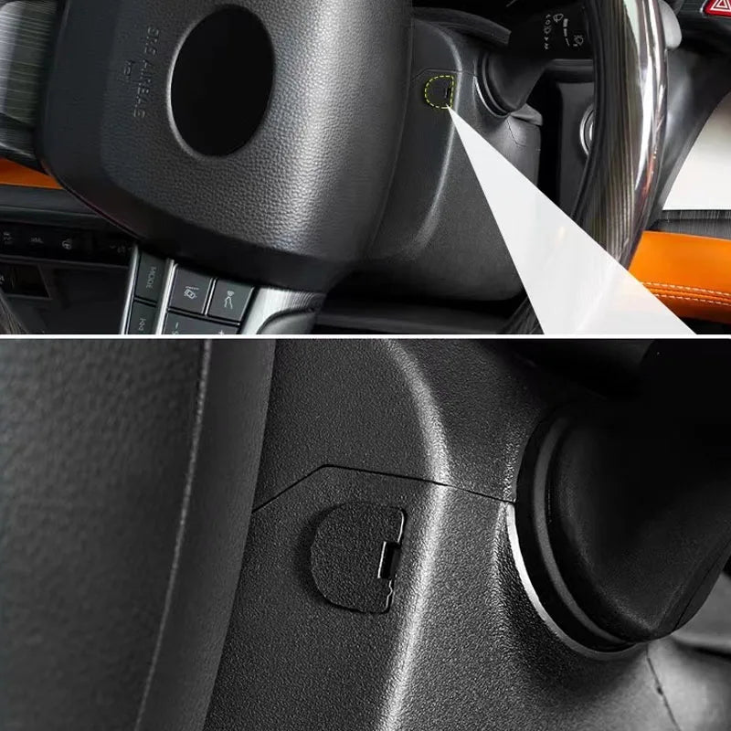 2pcs Steering Wheel Screw Cover Accessories of For Corolla/ Saina /Gravia /Velanda /RAV4 /Hanlan Crown Car Interior Modification