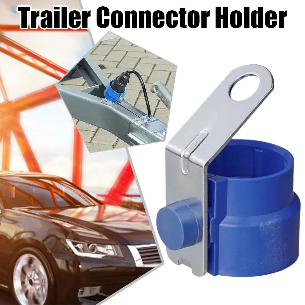 1pcs Parking Cover Trailer Plug Holder For 7 And 13 Pin Trailer Plugs Connector Fixer Bracket For Trailer RV Truck Accessories