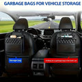 Car Seat Back Organizer - Multi-Functional Storage Bag/Garbage Bin for Rearseat