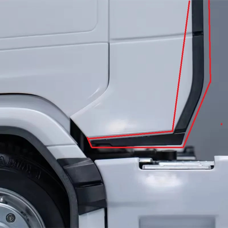 RC Truck Tail Edge Strip Flange Modification for 1/14 Tamiya For SCANIA 770S 6X4 56368 8X4 56371 Car Accessories