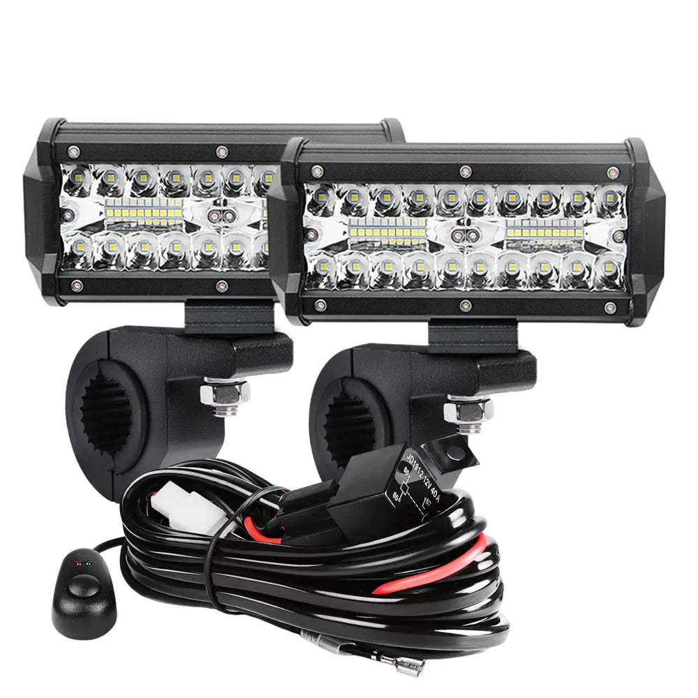 LED Light Bar Car Offroad 4X4 Led Headlights 12-24V Spotlights Ledbar Pods Driving Fog Light for Truck ATV SUV Auto Accessories