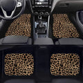 Leopard Print 4pcs or 2pcs  All-Weather Car Mats - Front & Rear Universal Fit for SUVs, Limos & Trucks - Unisex Design