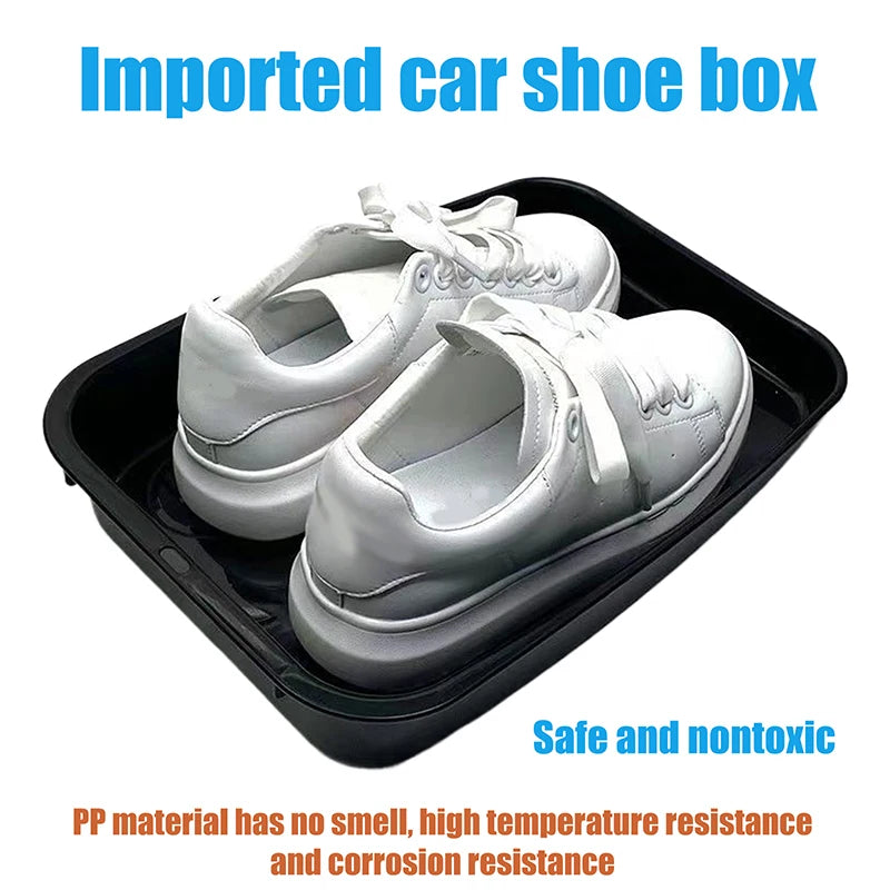 Car Shoes Storage Tray Interior Durable Accessory Tidying Vehicle Organizer Under Seat Container Box