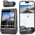 3 Channel Dash Cam with Dual STARVIS 2 Sensors HDR 1440P+1440P+1080P Front Inside Rear Camera 5GHz Wi-Fi Voice Control GPS