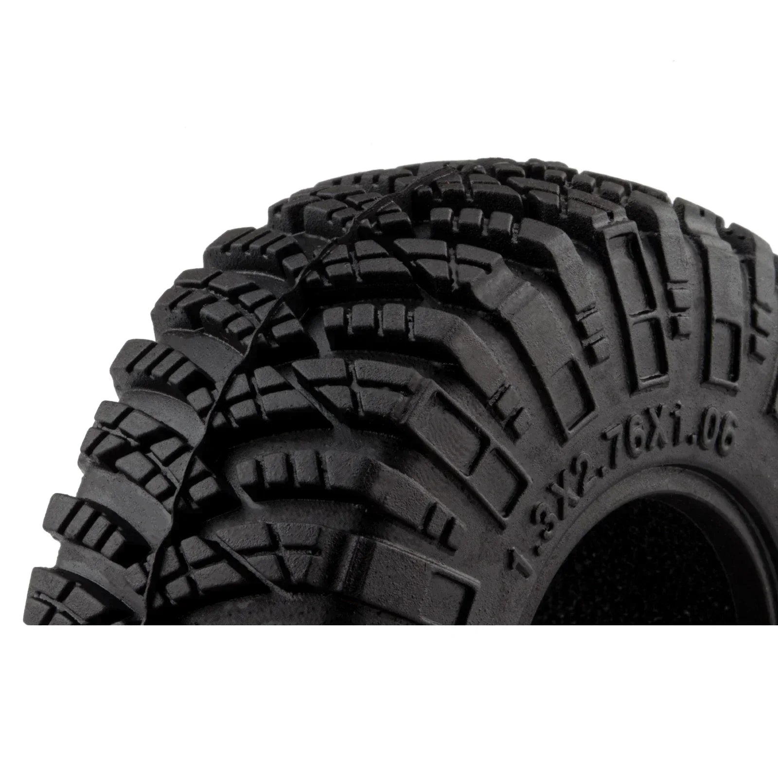 4PCS 1.3" Wheel tires 70*27mm Mud Terrain Tyre for 1/18 TRX4M 1/24 SCX24 RC Crawler Car