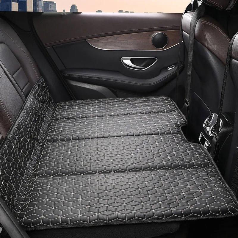 Rear Seat Sleeping Pad Non-Inflatable Car Bed Mattress Adjustable Folding Camping Mattress for Van SUV Truck