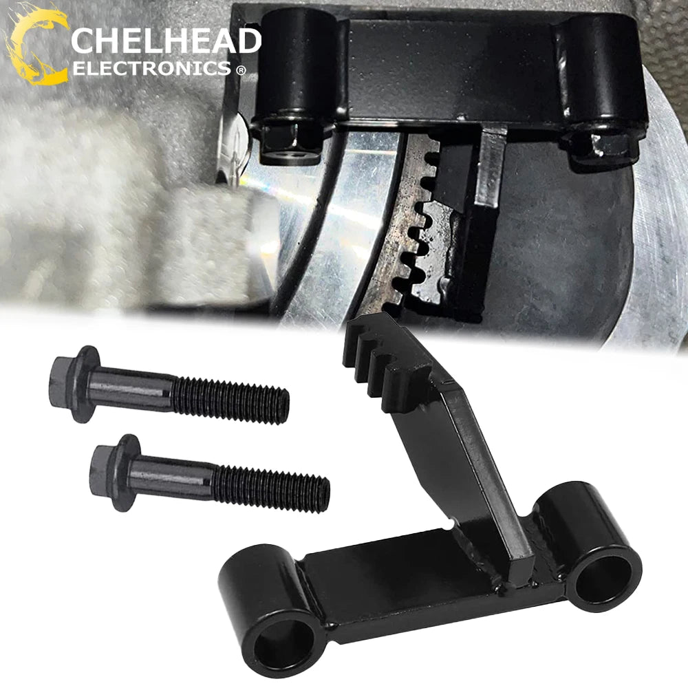 Engine Flywheel Locking Tool Kit Oxide Flexplate Holding For Chevy LS1 LS2 LS3 LS6 LSX Chevrolet Replacement Parts Black
