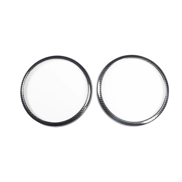 Car Carbon Styling Interior Modification Electric Window Decoration Cover For Smart Fortwo 451 Car Accessories Sticker