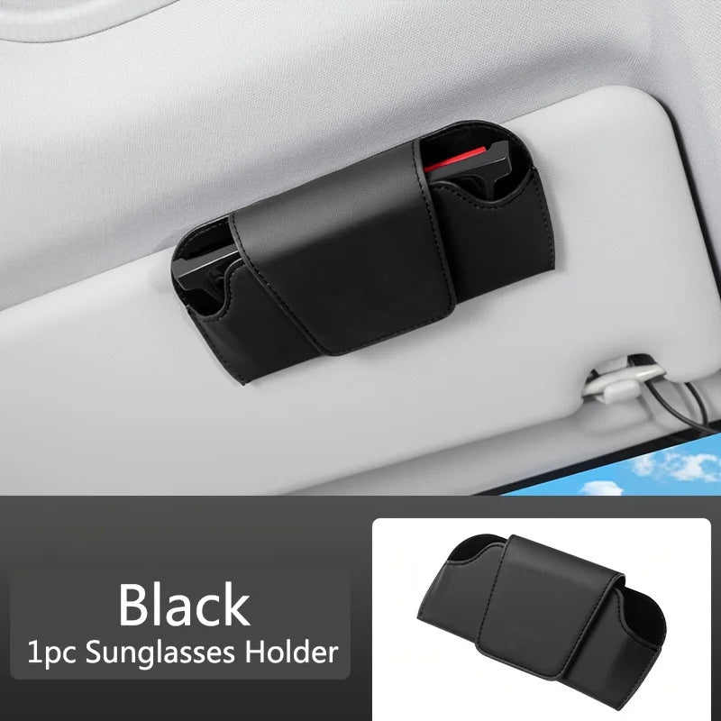 Car Fashion Glasses Holder - Fit Visor Clip for Glasses Storage, Stylish Auto Interior Accessory