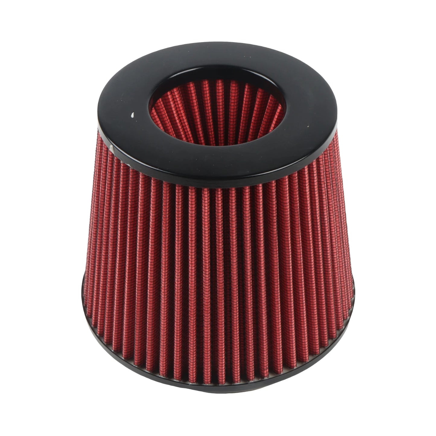VEHICULOS Universal Red 3.5 Inch 89mm Air Intake Cone Filter Replacement Quality Dry Air Filter Automotive Professional Parts