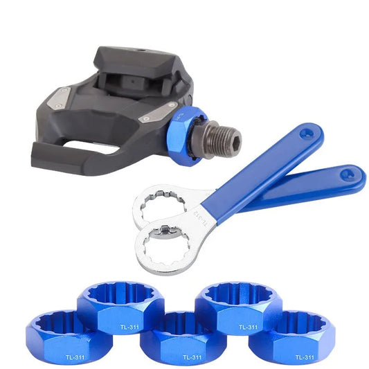 Bicycle Pedal Disassembly Tool Mountain Road Bike Lock Pedal Axle Spindle Shaft Installation Removal Supplies Bike Repair Tools