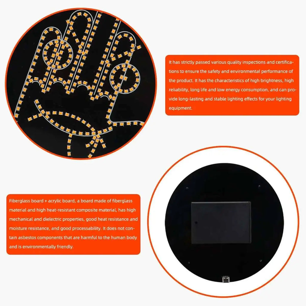 Car LED Funny Facial Expression Light With Remote Control Rear Window Multi-Function Warning Reminder Lamp Exterior Accessories