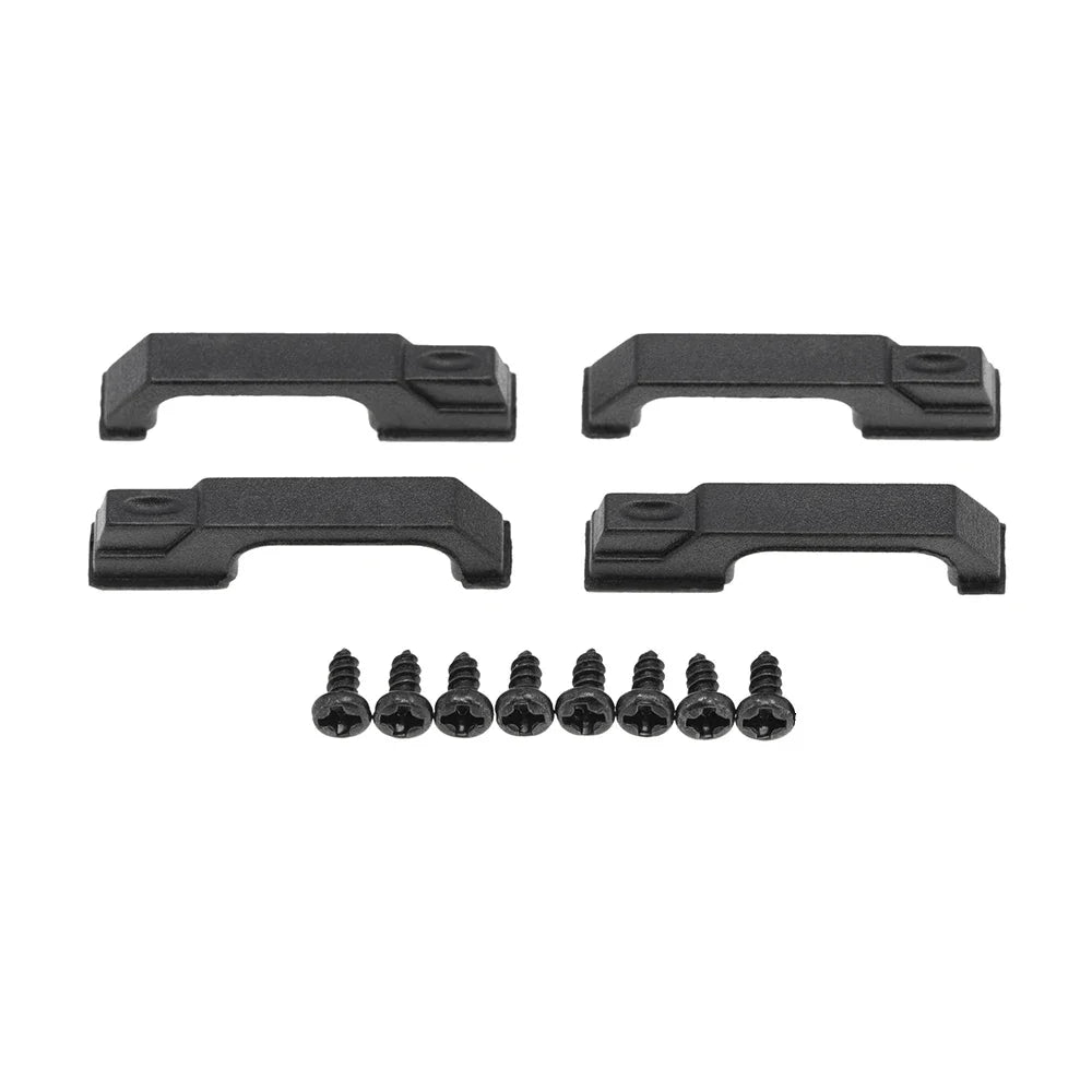 1:10 RC Car Parts for TRX-4/D90 - Durable Door Hinges, Hood Grille, Handles, Engine Cover Hinge & Fuel Tank Cap | Crawler Access