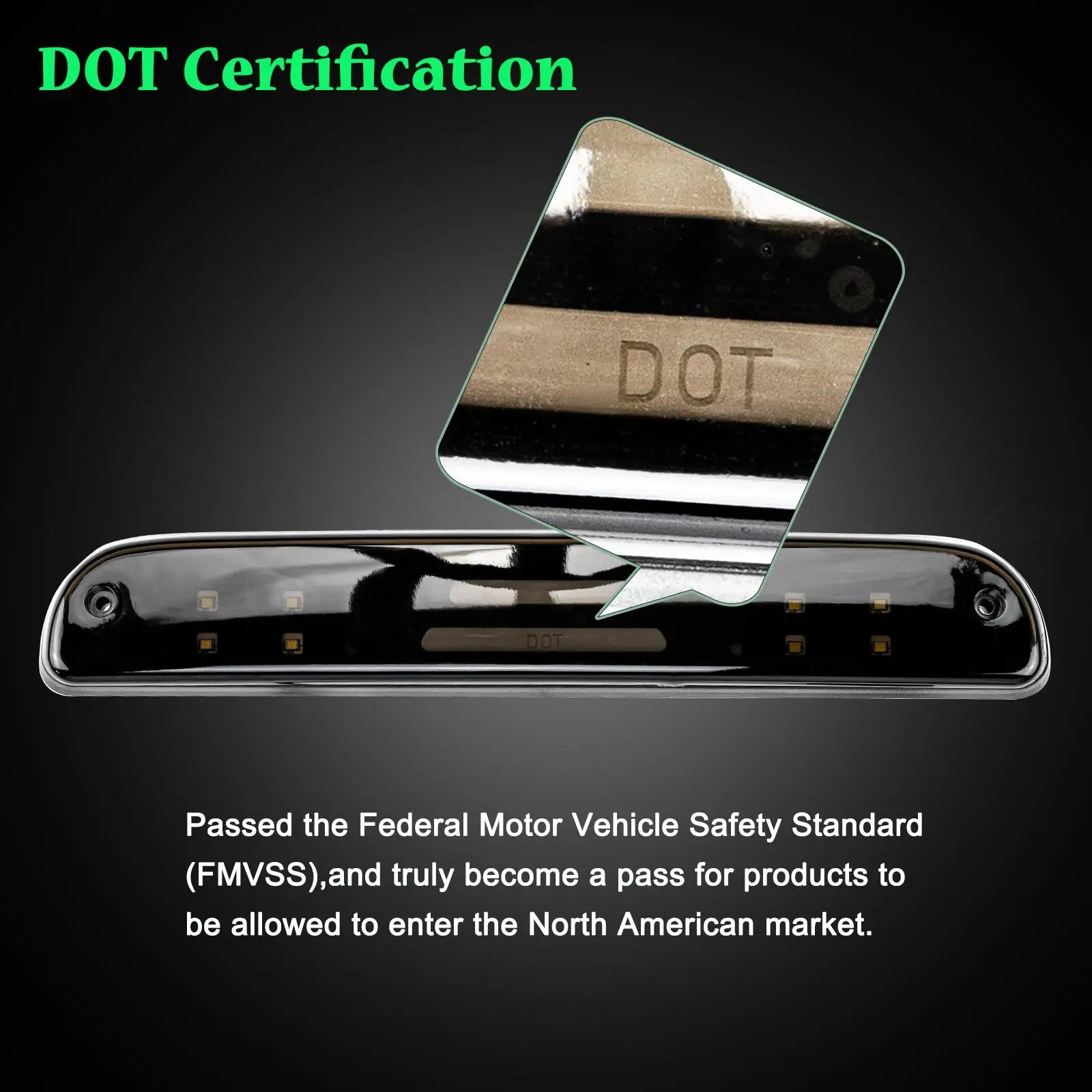 Car Led High Brake Light For Ford 1999-2016 F150 F250 F350 F450 F550 Super Duty 1995-2003 Mazda Rear Taillight Third Signal Lamp