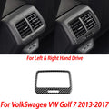 For VW Golf 7 GTI Mk7 2013-2017 Car Interior Accessories Cup Holder Frame Console AC CD Control Cover Gear Shift Panel Sticker