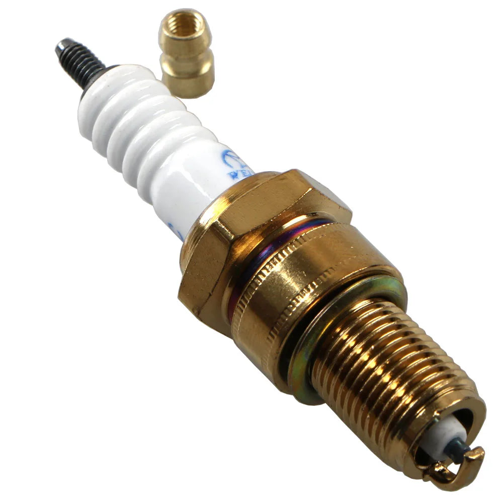 5Pcs Spark Plugs F7TC for GX120 GX160 GX200 GX270 340 390 Sparkplug Water Pump Generator Chainsaw Lawnmower Go Kart Mini Bike