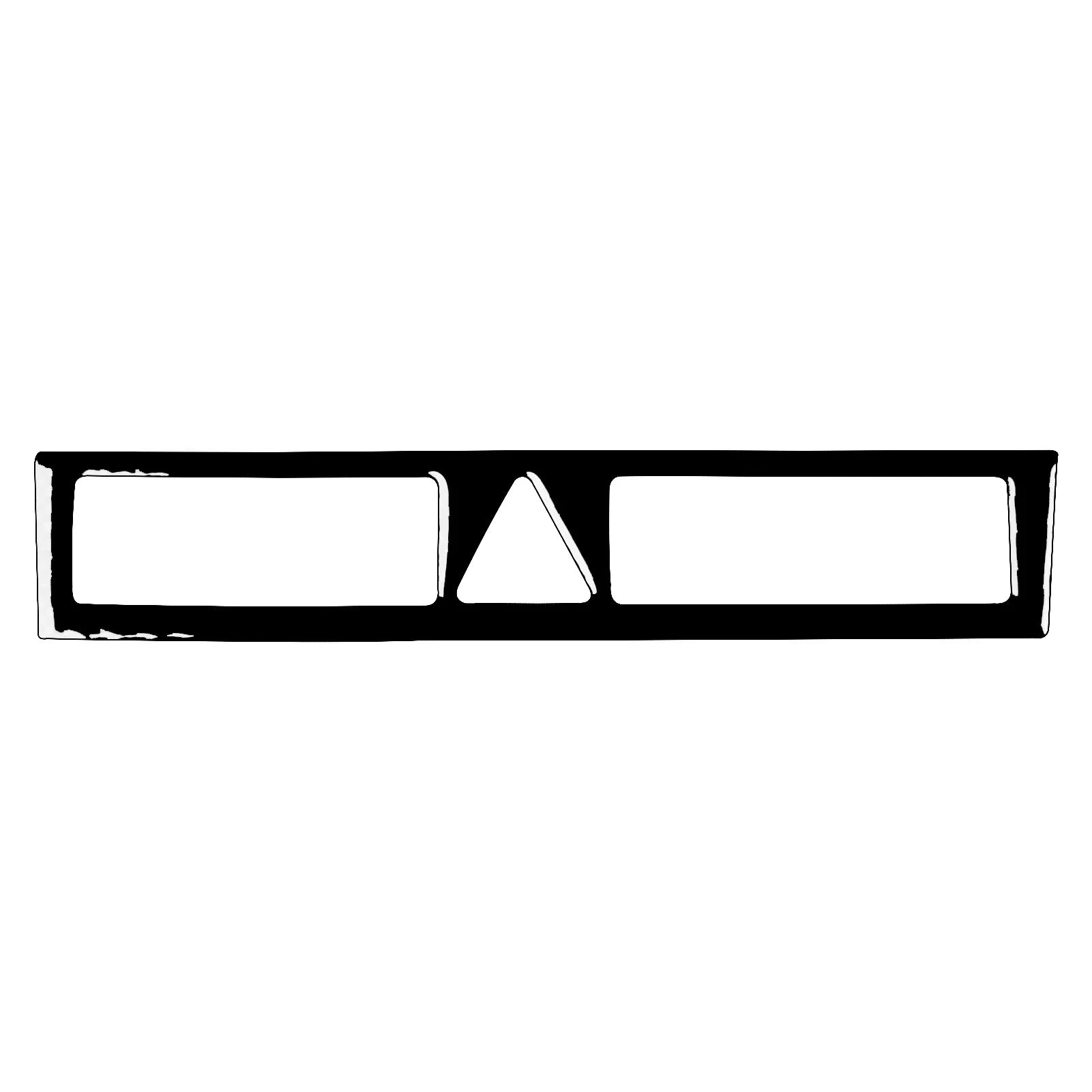 For Audi A3 S3 8P 2006 2007 Car Accessories Carbon Fiber Central AC Radio CD Navigation Panel Set Trim Cover Interior Sticker