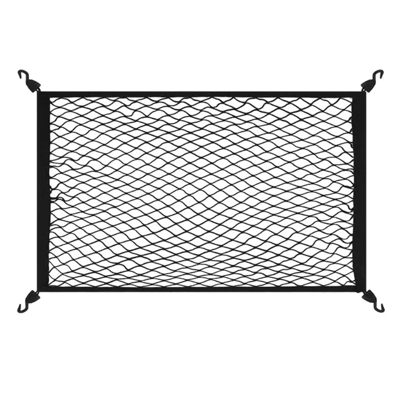 652F Heavy Duty Cargo Net Secure Item Holder Net for Truck Bed with Reinforced Construction Secure Storage in Harsh Weather