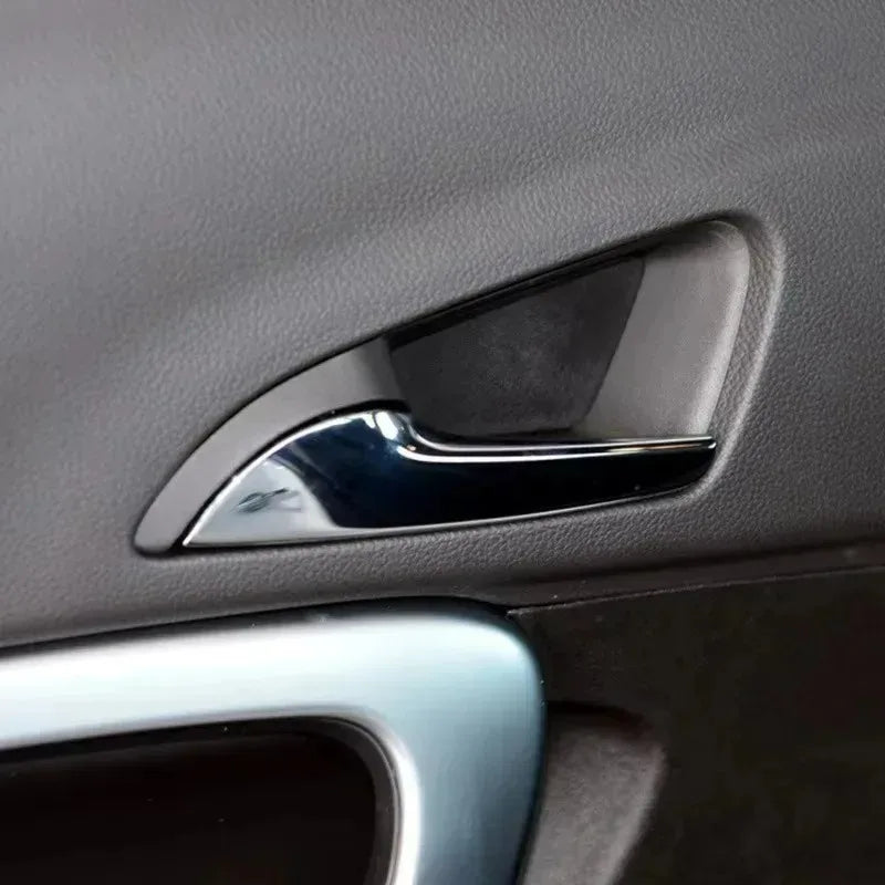 2009-2015 for Vauxhall Opel Insignia Accessories ABS Chrome A Pair Car Inner Door Handle Bezel Cover New