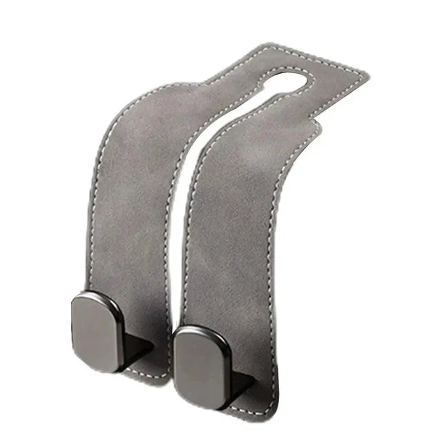 2 in 1 Car Hook For Car Rear Seat Back Hooks Headrest Hanger Clip Universal Double Hooks Holder Storage Car Interior Accessories