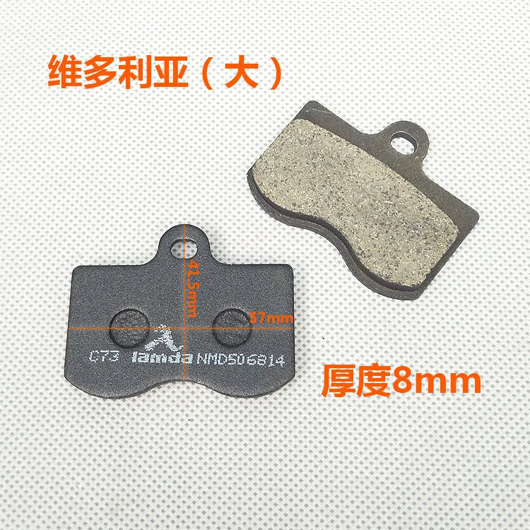 Pastillas de freno de disco delanteras y traseras para motocicletas de 50 cc, 125 cc, 150 cc y 250 cc, CBR, CRF, CTCT, CBX, scooter y ciclomotor.