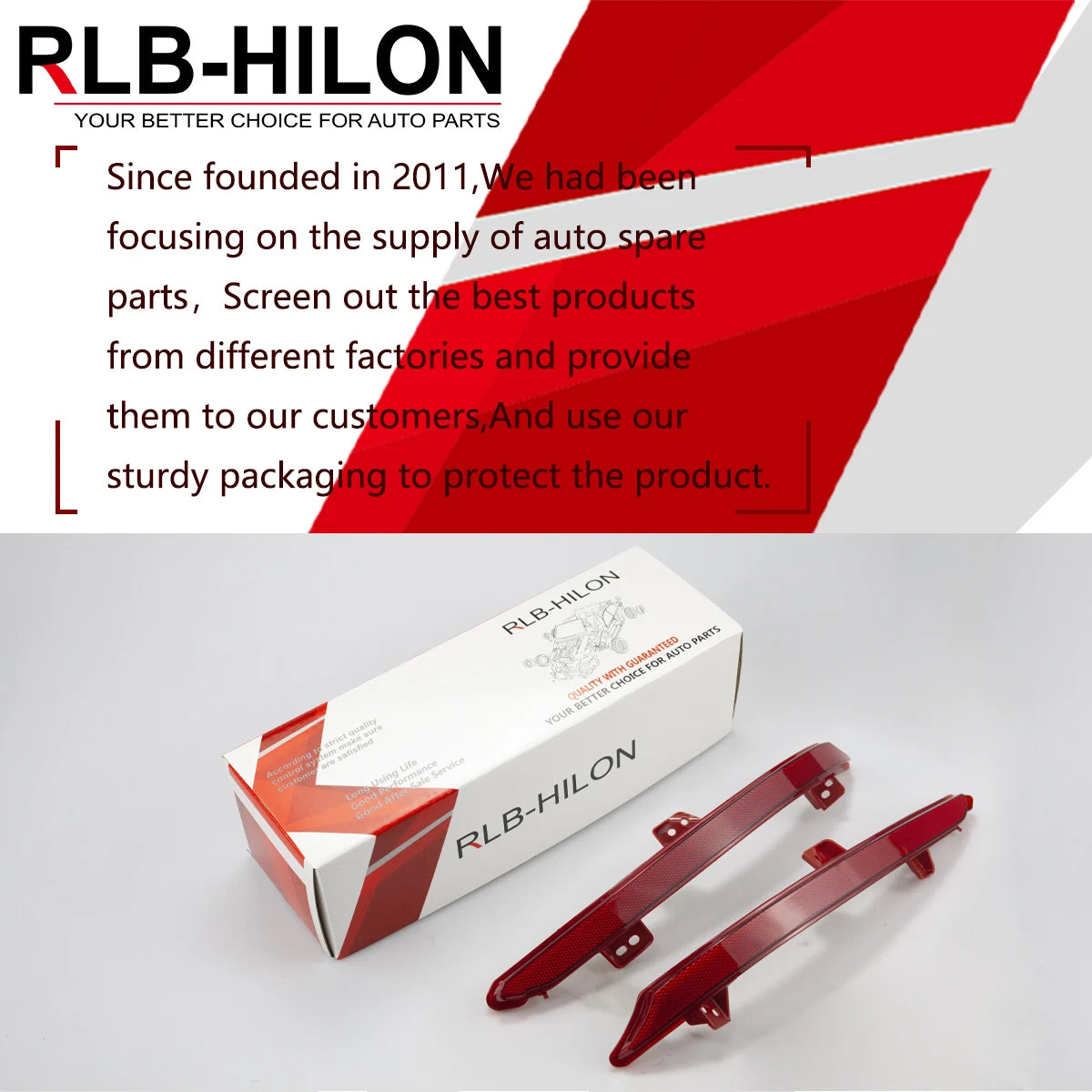 1 Pair Car Rear Bumper Reflector Bracket Stop Brake Light For Honda Accord 2018 2019 2020 2021 2022 Accessories 33555-TVA-H01