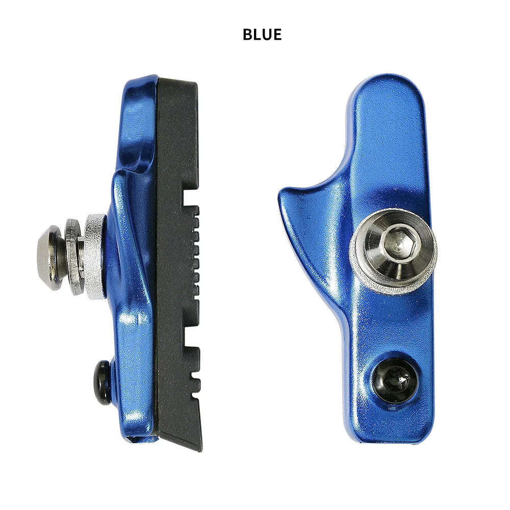 Road Bike Brake Shoes Pads C-Brake Shoes Lightweight Aluminum Alloy Pads Rubber Brake Shoes for C-Brake Calipers