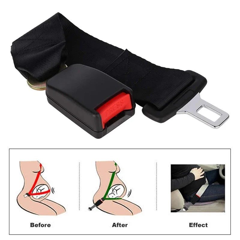 Car Safety Belt 23CM Seat Belt Accessoire Ceinture De Sécurité  Plug Buckle Clip Adjustable Extender Child Para Auto Lengthening
