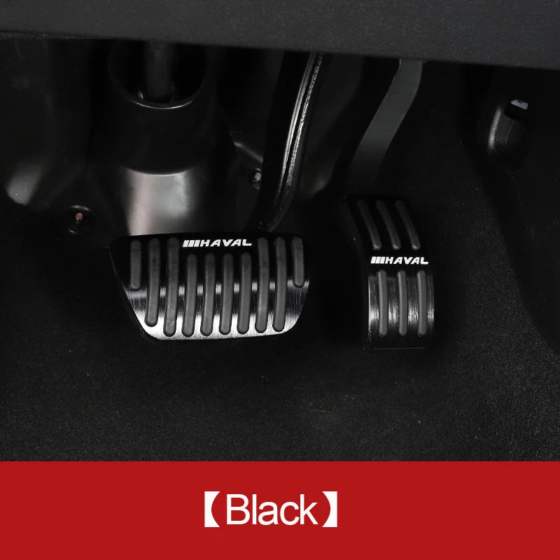 Car Accessories For Haval H6 Dargo 2021 2022 2023 AT Brake Accelerator Foot Pedals Pad Covers No Drill Anti-Slip With Rubbers