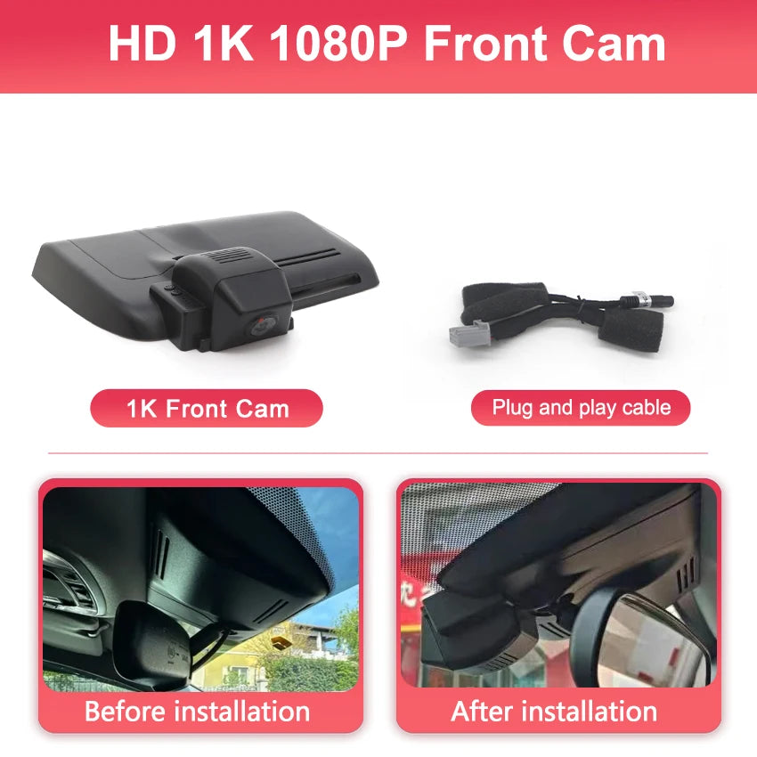 Dash Camera for Honda CR-V CRV CR V 5 5th Gen 2017 2018 2019 2020 2021 2022, Plug and Play 4K OEM Car Video Recorder WIFI APP