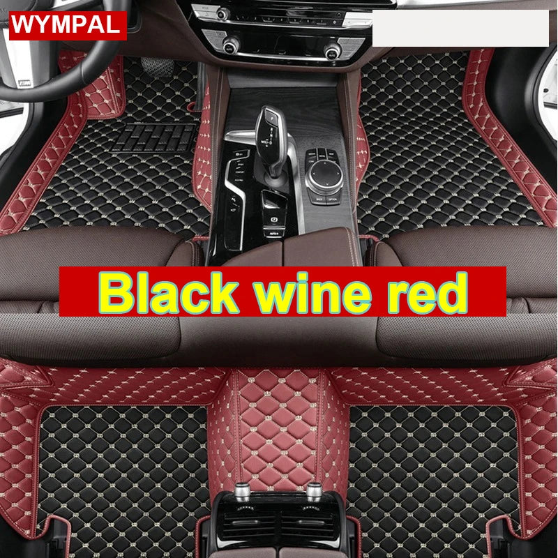 Car Floor Mats For Audi 80 Cabriolet B4 1992 1993 1994 1995 1996 Water Proof Pads Floor Carpet Car Mats Full Set Car Accessories