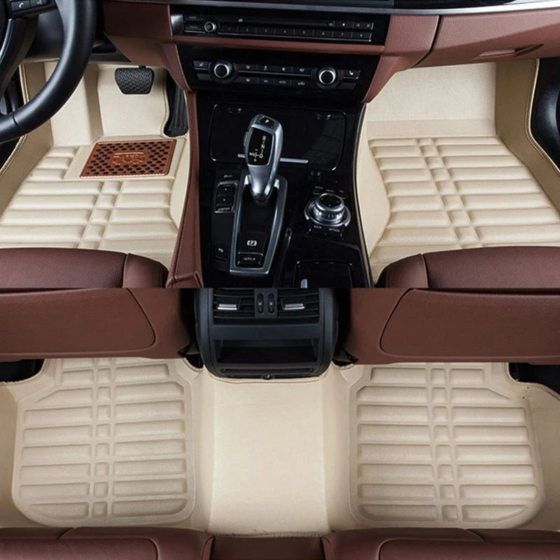 LHD Car Floor Mats for MG ZS MGZS ZS11 EV ZST 2018~2024 Auto Leather Foot Inner Liner Carpet Pads Custom Rug Car Accessories Mat