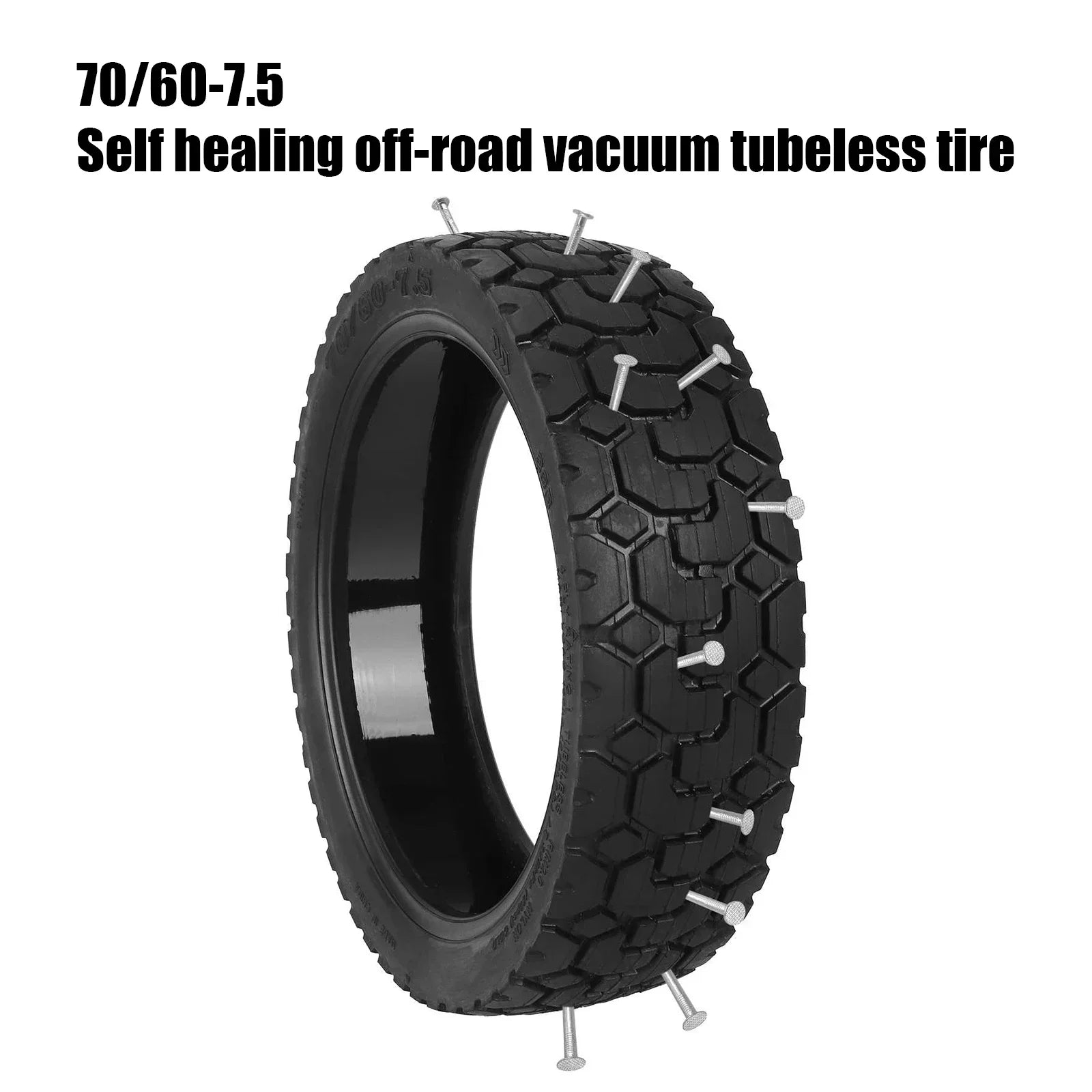11 Inch 70/60-7.5 Self-healing Tire With Goo For Segway ZT3/ZT3 Pro Electric Scooter Off-road Vacuum Tubeless Tyre Replacements