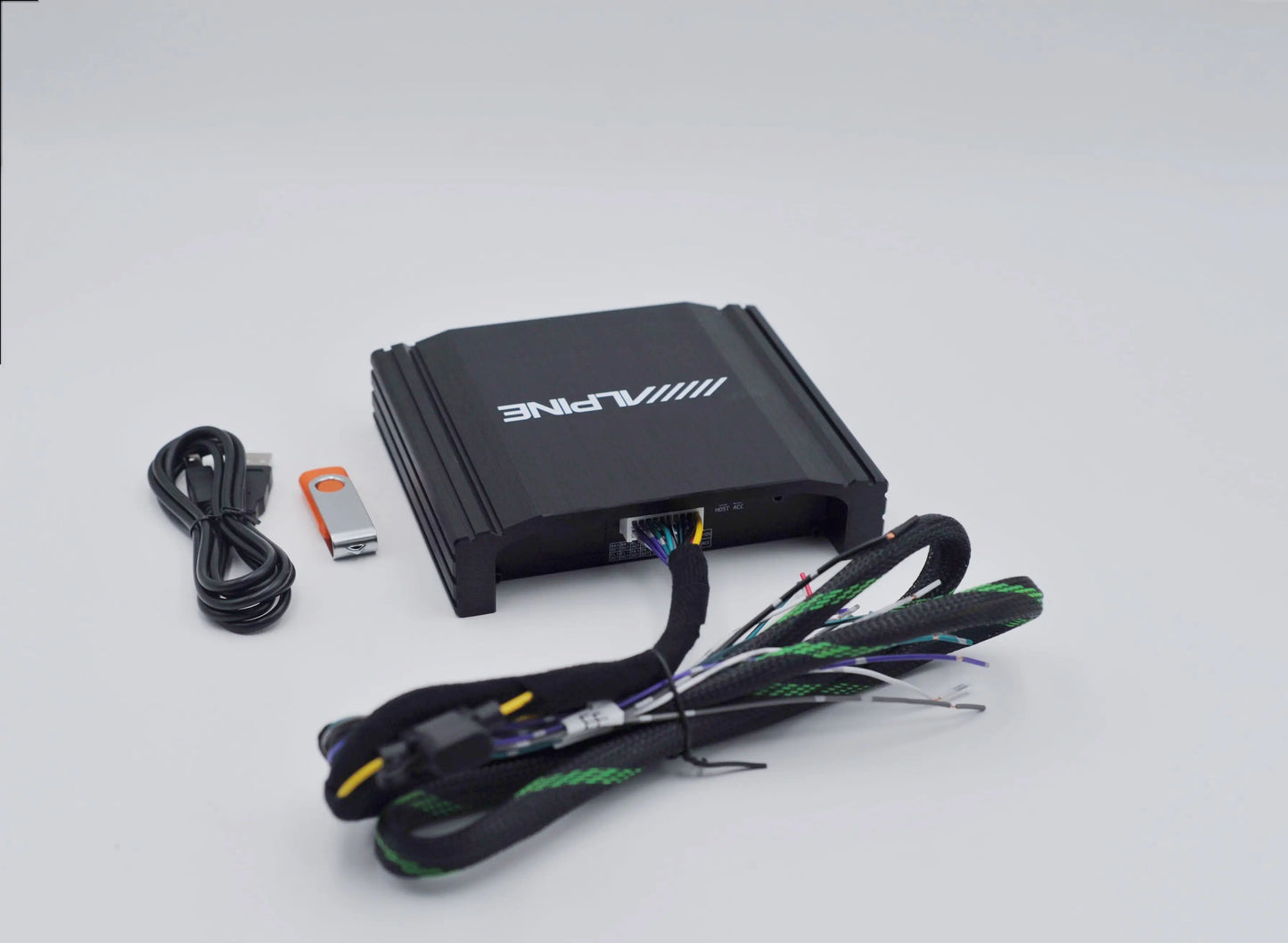 ALPINE Car Audio 6-channel audio RCA built-in 4-channel high level 15-segment EQ Bluetooth power amplifier audio processor