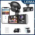 Car DVR S1 2"Screen HD 1080P 3 Cameras+WiFi Front/Rear/In car Inside Vehicle Dash CamThree Way Camera Dashcam Camcorder Recorder