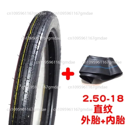 Motorcycle 2.25 225 2.50 250 2.75 275 3003.00-18-17 front and rear tires; solid and durable