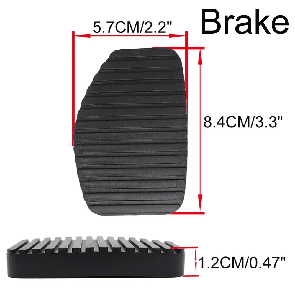 For Peugeot 206 1998 - 2011 2012 2013 Compact Brasil Sedan Car Rubber Brake Clutch Foot Pedal Pad Covers Accessories