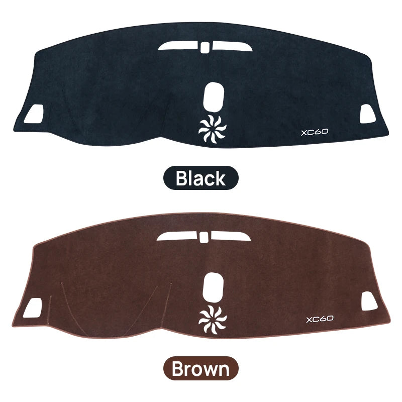 Car Dashboard Cover Avoid Light Pad Sun Shade Mats Non-Slip Case Anti-UV Carpets For Volvo XC60 2018 2019 2020 2021 2022 2023
