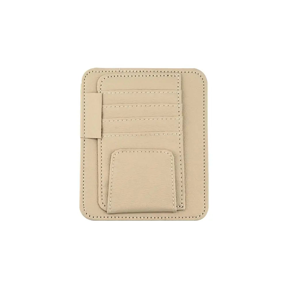 Car Sun Visor Organizer Multi-Pocket Auto Interior Accessories Pocket Organizer Car Document Storage Pouch Pen Holder