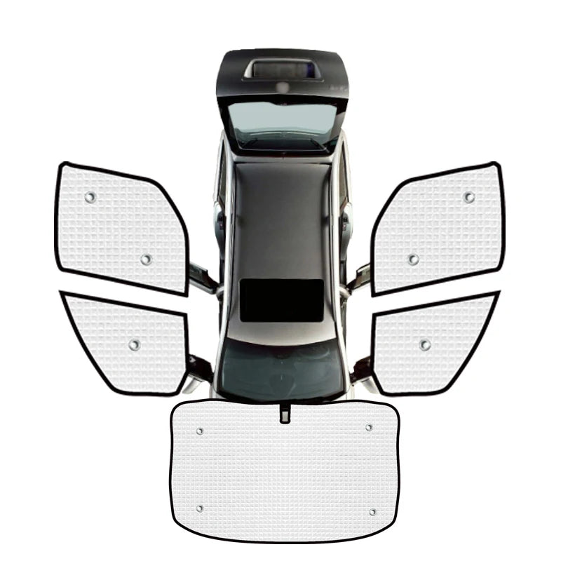 Full Covers Sunshades For Ford Transit Custom Tourneo 2012~2021 Car Sunshade Protection Windshield Window Visor Car Accessories