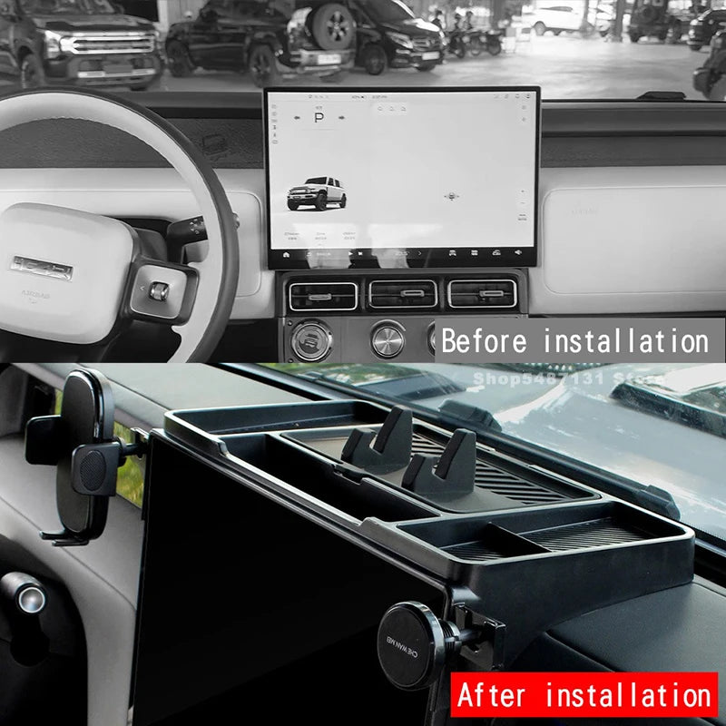 Car Dashboard Storage Box Mobile Phone Holder for CHERY ICAR V23 Interior Accessories 2025
