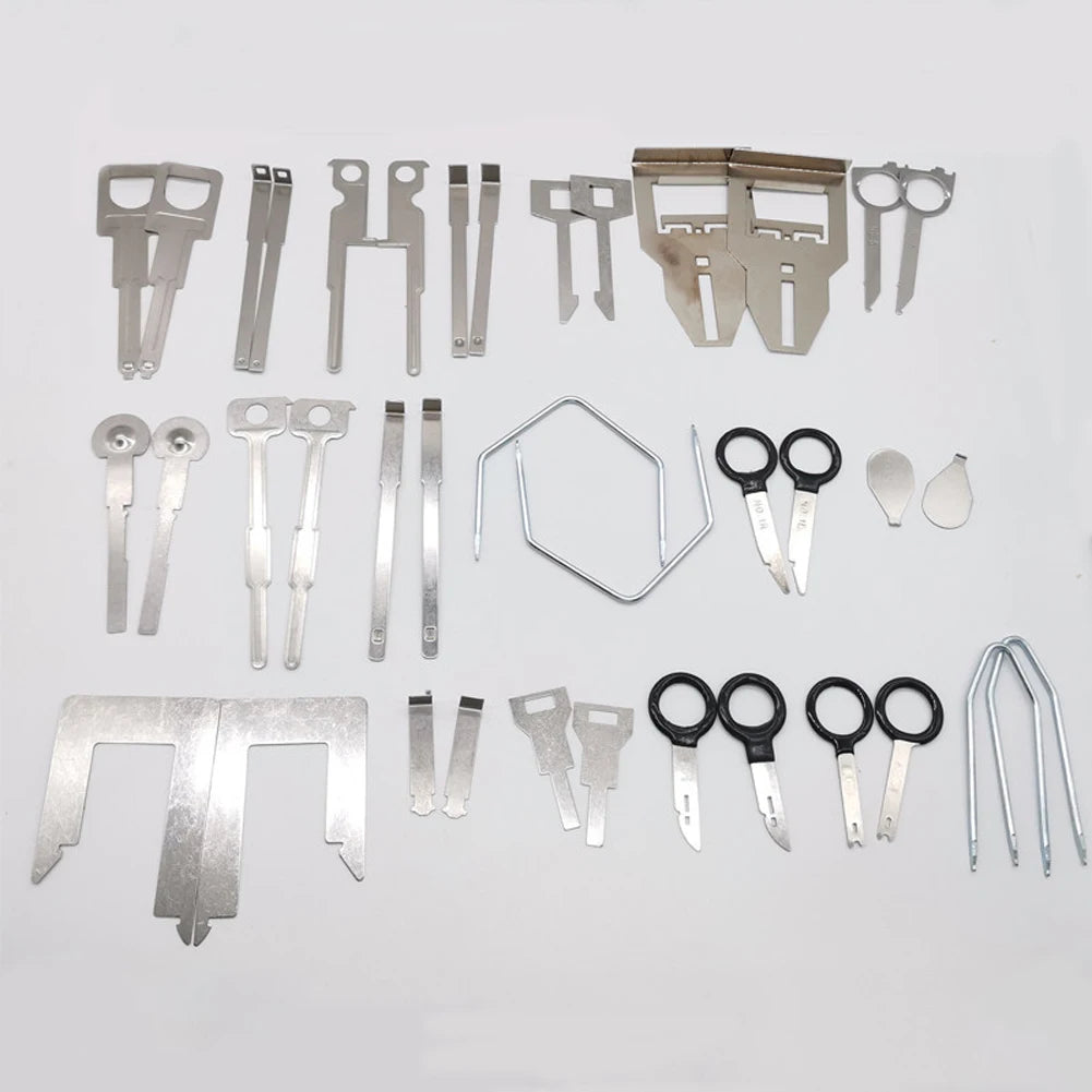 Car Audio Release Keys Extractor Car CD Player Disassembly Tools Metal Auto Radio Repair Removal Tool Car Audio Repair Tools