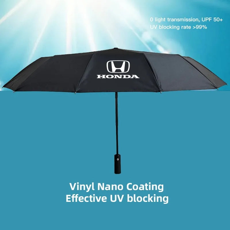 Car Interior Accessories Car Folding Umbrella Portable For Honda Civic Accord Fit Jazz CRV BRV HRV Insight Pilot Passport